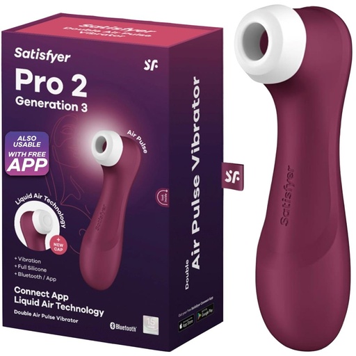 [4070500124] Satisfyer Pro 2 (3ª Generación)  Liquid Air Connect APP