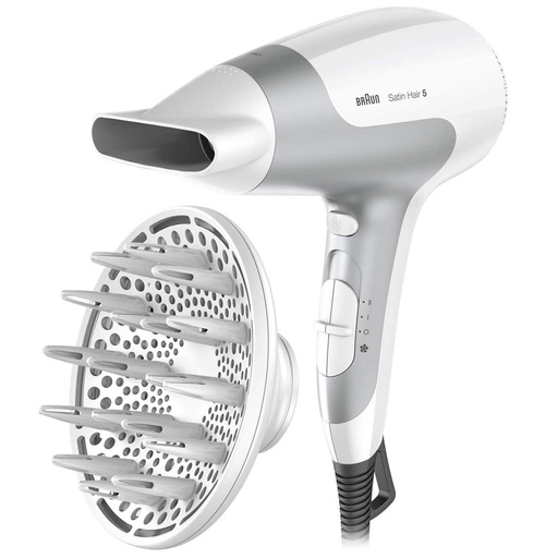 [4070400130] Braun HD585E Secador iónico con difusor 2.500W Blanco