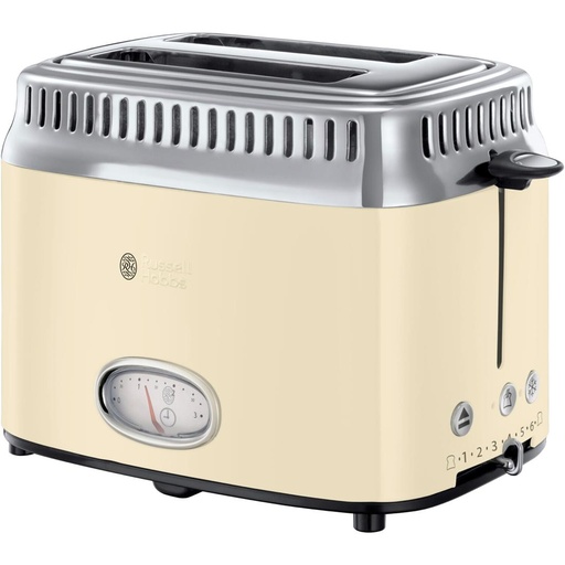 [4070900079] Russell Hobbs 21682-56 Tostadora Retro con 2 Ranuras