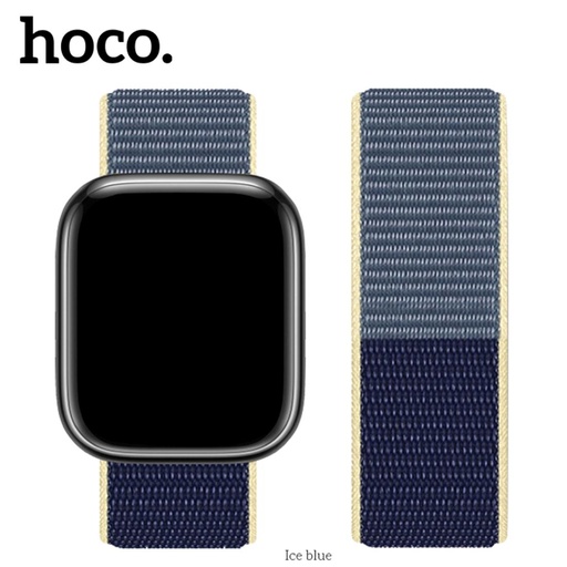 [4000300335] Hoco iWatch WA02 Correa Nylon Azul Hielo