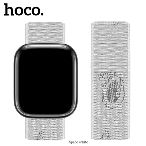 [4000300329] Hoco iWatch WA02 Correa Nylon White Space