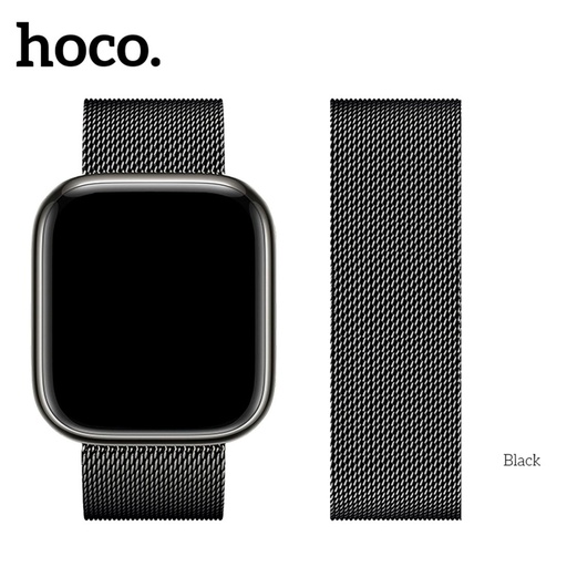 [4000300425] Hoco iWatch WA03 Simple Beauty Series Milanese Steel Strap (38/40/41mm) Negro