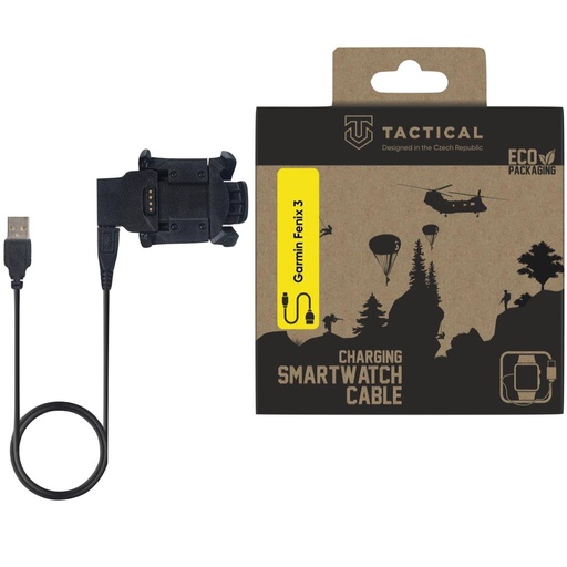 [4040300974] Tactical Cable de carga y datos USB para Garmin Fenix 3