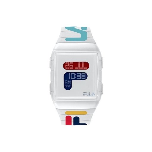 [4000400070] FILA 38-105-007 RELOJ SILICON BLANCO