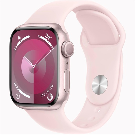 [4000300509] Apple Watch 9 GPS+ Cellular 45mm Pink Aluminium S/M (MRMK3QL/A)