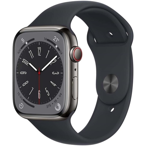 [4000300249] Apple Watch Series 8 GPS + Cellular 45mm Graphite Stainless (MNKU3TY/A)