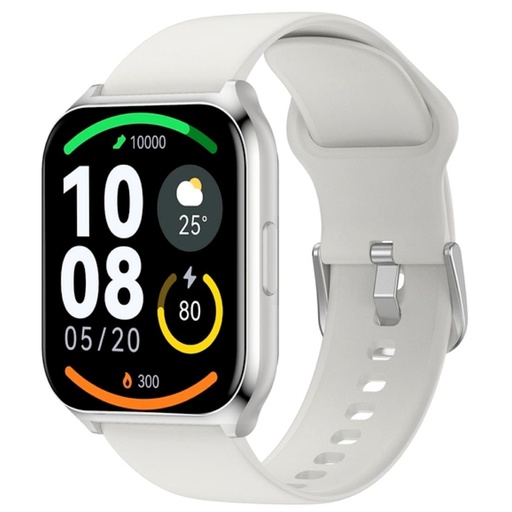 [4000300503] Haylou Smartwatch 2 Pro Plata - Reloj Inteligente con 100 deportes