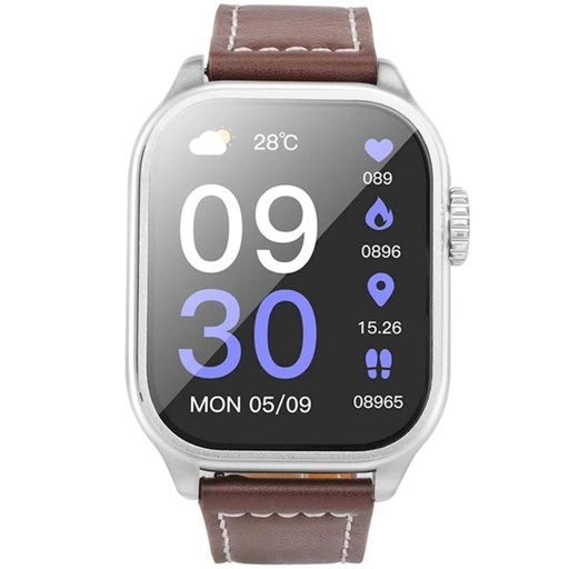 [4000300561] Hoco Y17 SmartWatch con llamadas Bluetooth Plateado