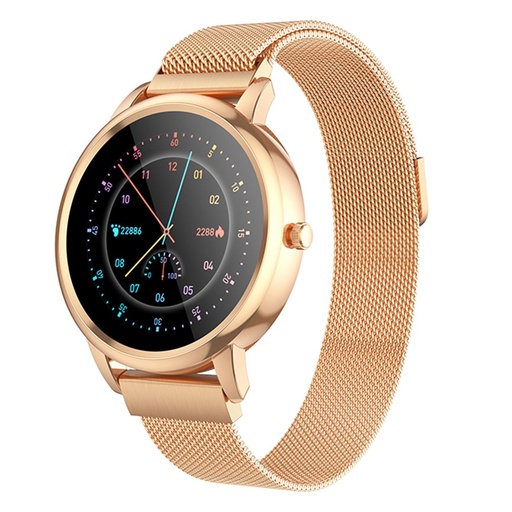 [4000300229] Hoco Y8 Smartwatch Milanese Oro Rosa