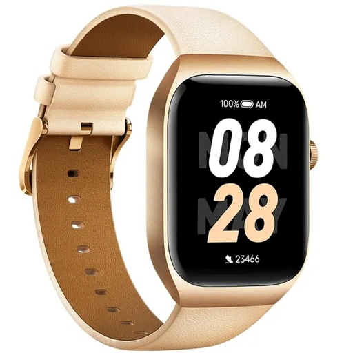 [4000300544] Mibro T2 Smartwatch con GPS, 105 Deportes y Llamadas Bluetooth Dorado