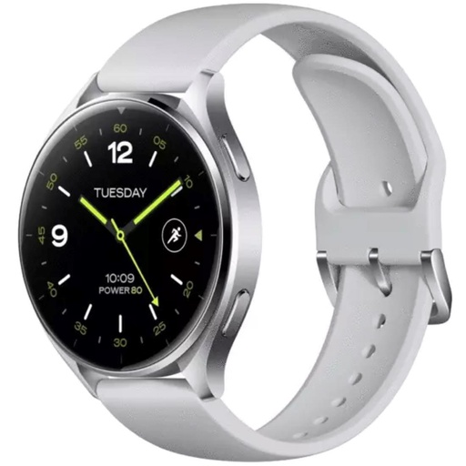 [4000300549] Xiaomi Watch 2 Plata Smartwatch con Google OS y NFC (BHR8034GL)