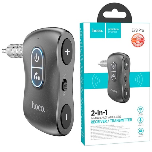 [4040300892] Hoco E73 Pro Emisor / Receptor Bluetooth 3.5mm con Micro SD