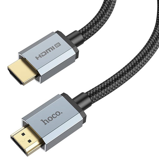 [4040300708] Cable HDMI HDTV 2.1 Ultra Hd 8K 1 m Hoco US03 Negro